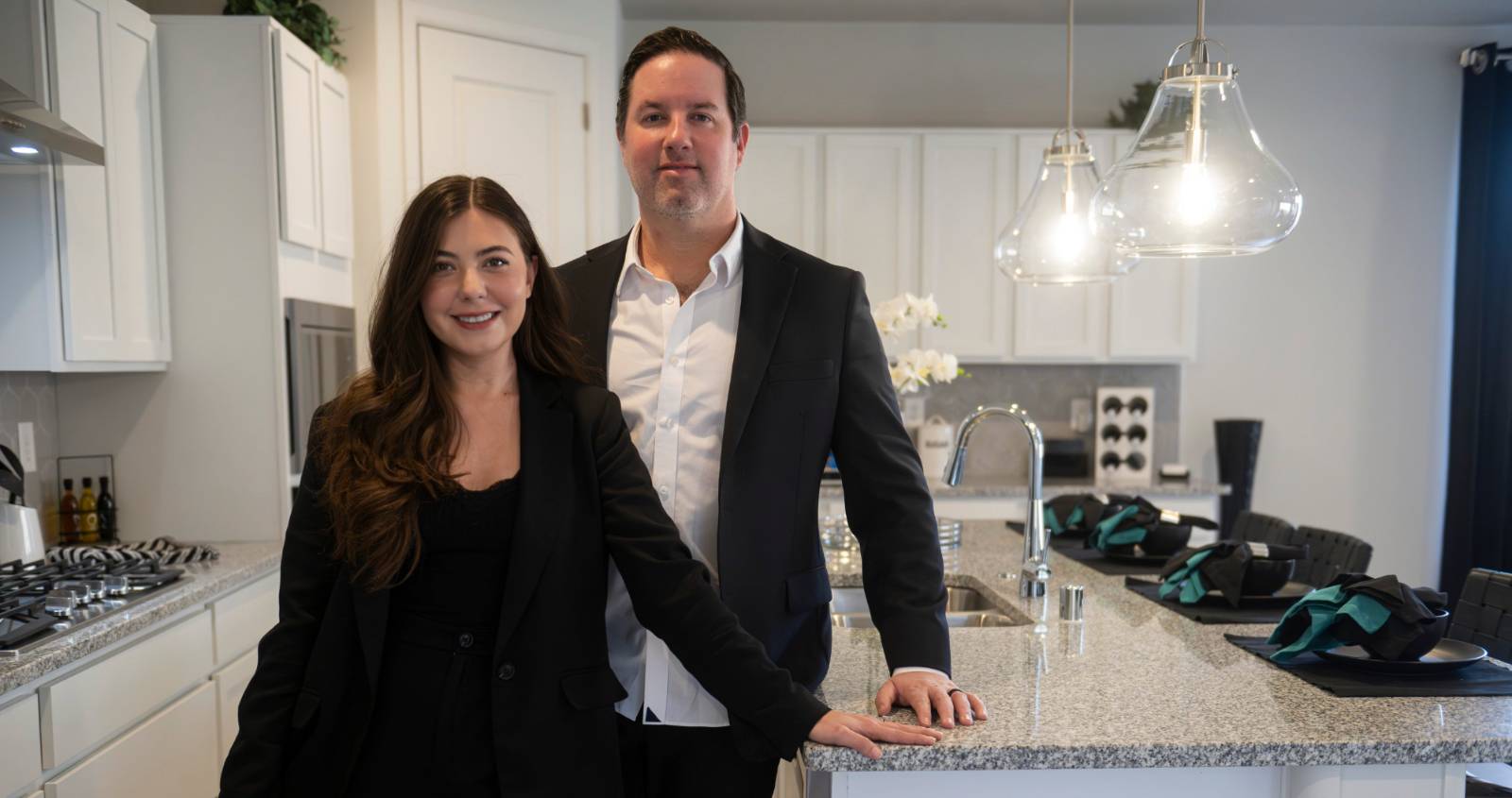 Matt and Destiny Baron of Better with Baron real estate team. NE Heights Albuquerque Homes.