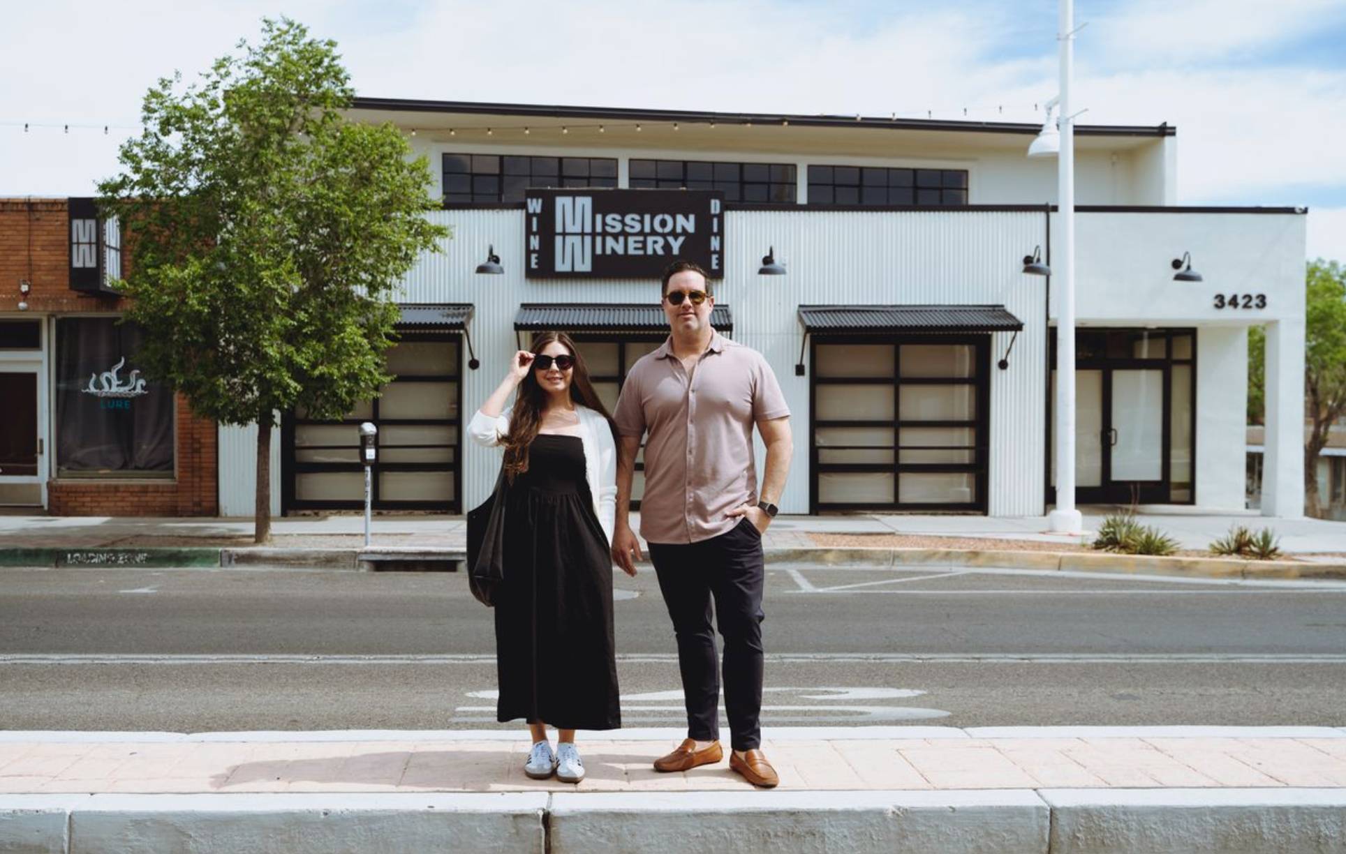 Matt and Destiny Baron in Nob Hill Albuquerque, NM. Albuquerque hidden gems