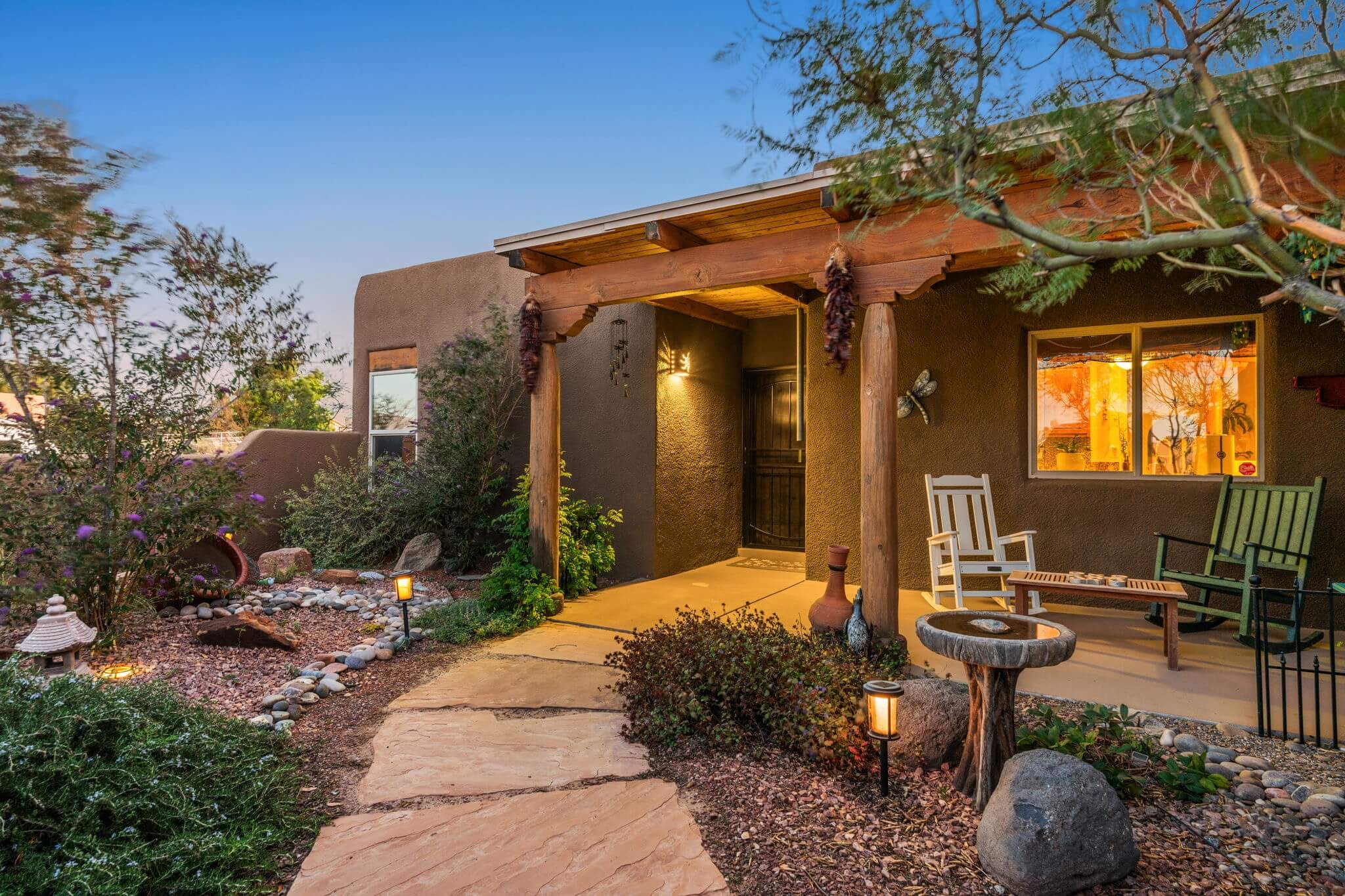 Home Inspection in Albuquerque: What to Expect. A beautiful adobe home in New mexico sold by the Better with Baron team.
