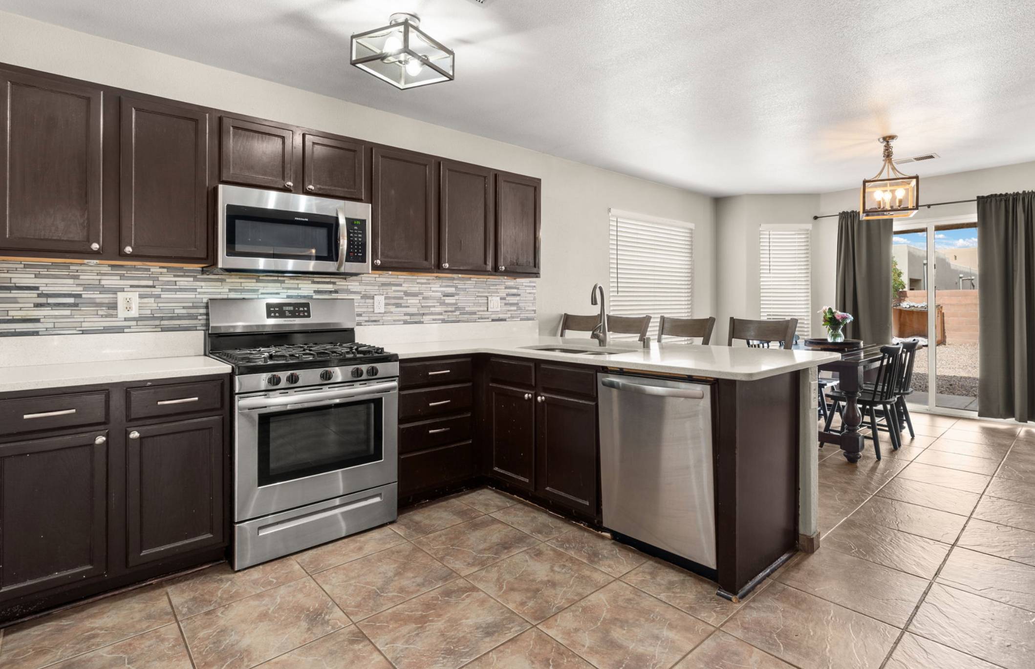 Newly updated kitchen in a home for sale in paradise hills listed by the Better with Baron team. Albuquerque’s Westside Neighborhood Guide 